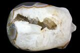 Polished Quartz/Agate Crystal Skull #148110-3
